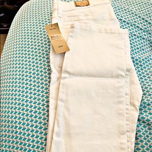 Polo Ralph Lauren Slim Cut White Jeans!